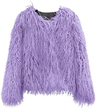 Kids Faux Fur Vest Coat - Thick Warm Fleece Jacket for Toddler Girls