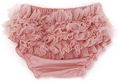 Stylish Cotton Diaper Cover Mesh Lace Ruffle Perfect for Photography