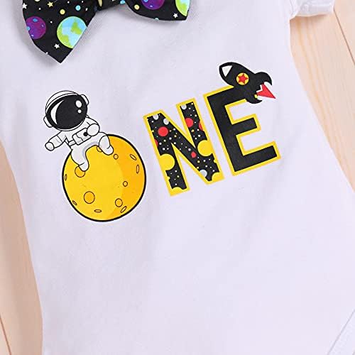 Spacesuit for Baby Boys First Birthday Party Outfit with Cake Smash