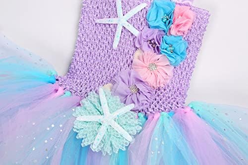 Koatobbor Girls Mermaid Costume Tutu for Halloween