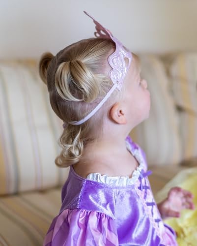 Little Adventures Soft Pink Diva Crown with Pendant for Kids