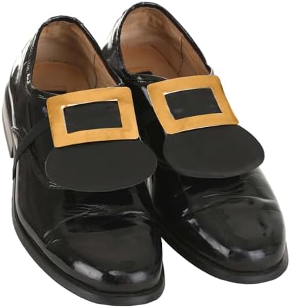 Colonial Style Shoe Buckle and Long White Socks for Kids