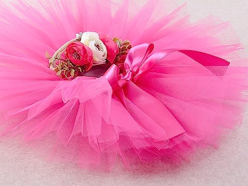 Elegant Tutu Skirt Headband Set for Baby Girls