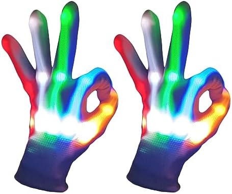 Bright Faultless LED Gloves for Kids 6-12