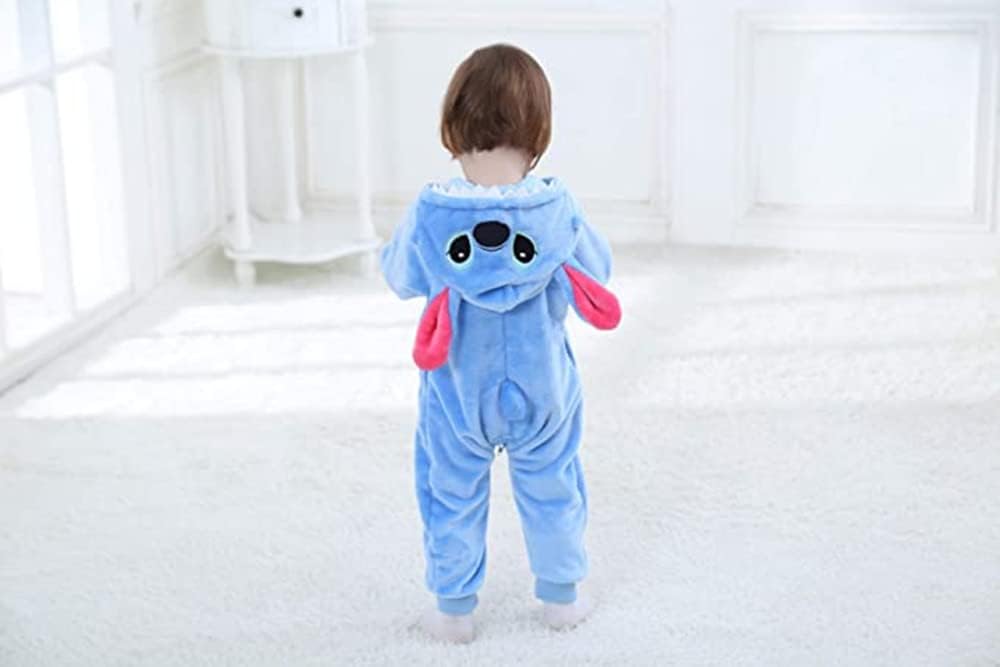 Unisex Baby Flannel Romper Animal Onesie Costume