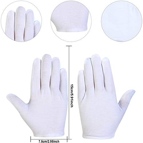 SATINIOR White Kids Gloves