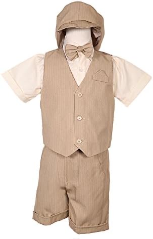 Rafael Boys Summer suspenders and Shorts Set