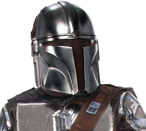 Rubies Star Wars The Mandalorian Beskar Armor Kids Half Face Mask