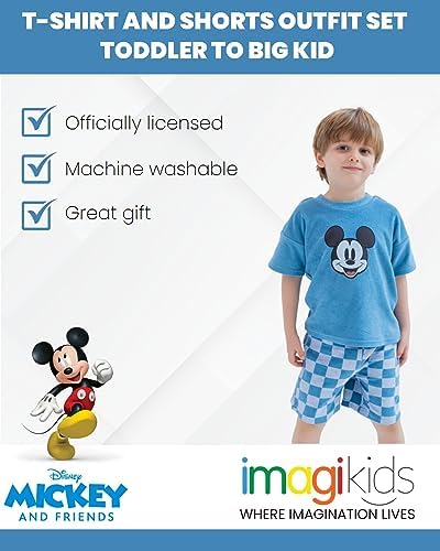 Disney Lion King Mickey Mouse - T-Shirt Shorts Set for Kids