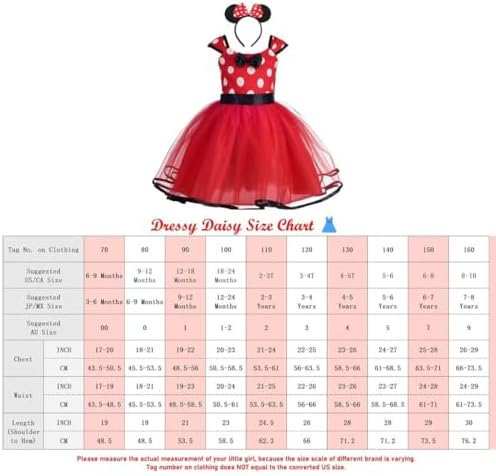 Dressy Daisy Baby Girl Polka Dots Fancy Costume Party Dress with Headband