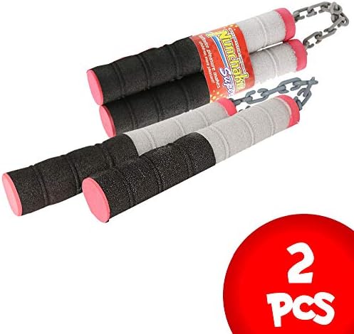 Liberty Imports Ninja Foam Nunchucks - Kids PretendWeapons 2 Pairs