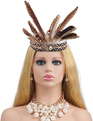 Feather Headband Accessories - Handmade Chief Costume