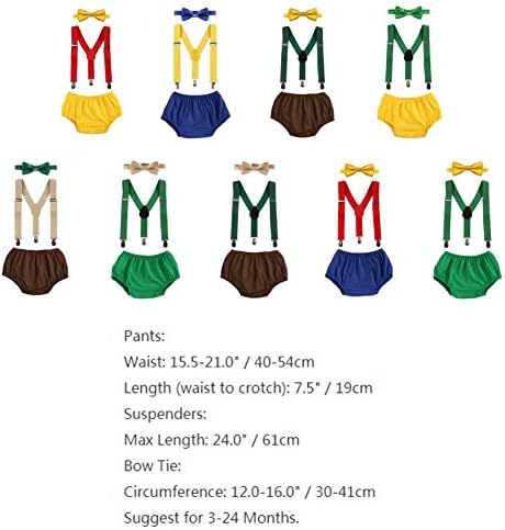 Baby Boys Cake Smash Outfit Set 3PCS for Birthday Party 1