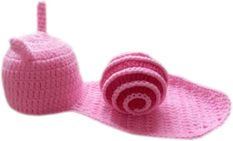 Sihgrog Newborn Baby Snail Adjustable Photography Outfits for Boys and Girls