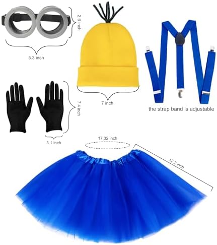 WISHTEN 5PCS Halloween Costume Accessories for Girls