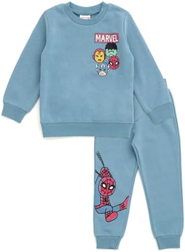 Marvel Avengers Action Fun Toddler Boys Fleece Set Perfect Fall Winter Outfit