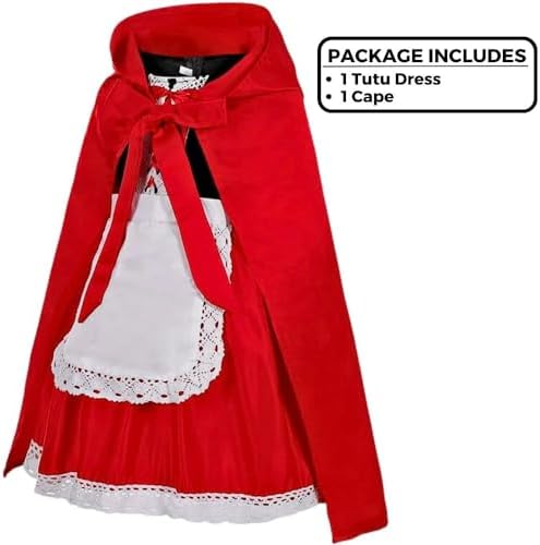 Amscan Red Riding Hood Tutu Dress Cape Set - 3-6 Months
