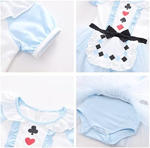Baby Girls Princess COSTUME ROMPER Dress wHeadband Halloween Party Outfit