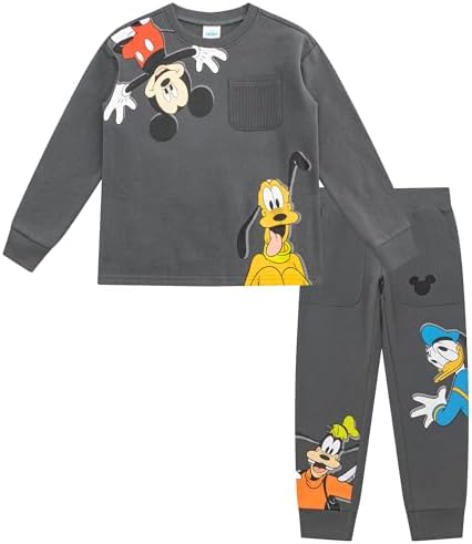 Disney Mickey Mouse Boys Fleece Set for Toddler to Big Kids