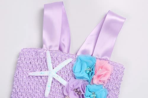 Koatobbor Girls Mermaid Costume Tutu for Halloween