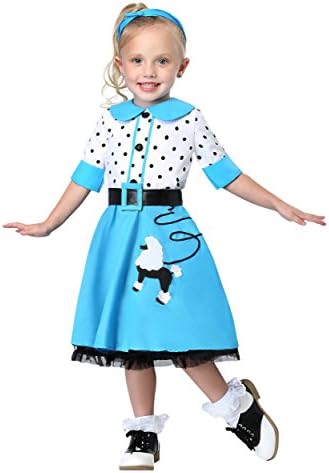 Sock Hop Cutie Costume for Toddlers - Fun Playful Look by Fun Costumes