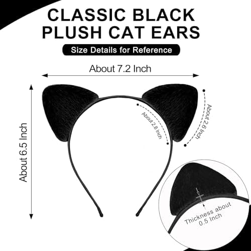 2-Piece Cat Ears Headband for Kids Girls