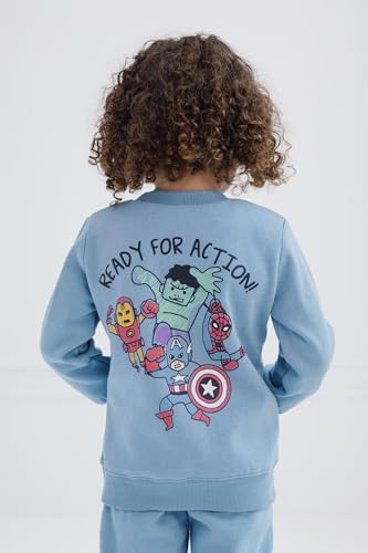 Marvel Avengers Action Fun Toddler Boys Fleece Set Perfect Fall Winter Outfit