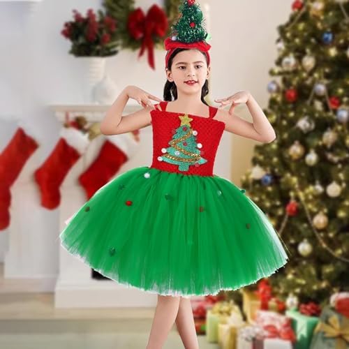 Girls Christmas Tree Costume