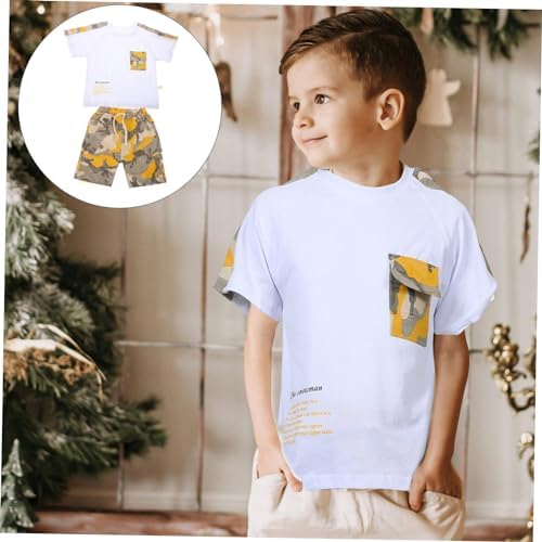 LIFKOME Boys Summer Outfit Set - Trendy Comfortable