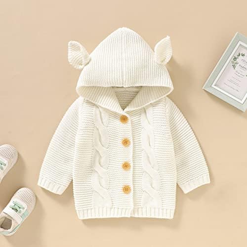 Perfectly Cozy Fox-Eared Baby Sweater Toddler Halloween Christmas Style
