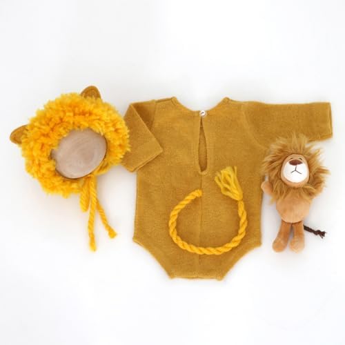 Step into the Jungle Vemonllas Knitted Lion Costume for Baby