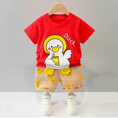 Cartoon Duck Print Toddler Adjustable Fit T-Shirt