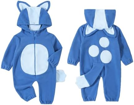 Cartoon Blue Dog Costume for Toddler Halloween Cute Comfortable