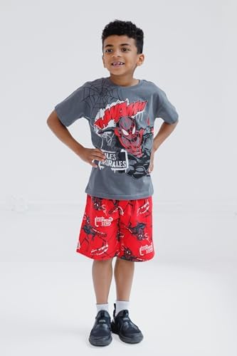 Marvel Spider-Man T-Shirt Shorts Set for Babies to Teens