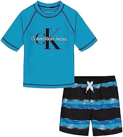 Calvin Klein Boys 2-Piece Swim Set Comfortable Stylish