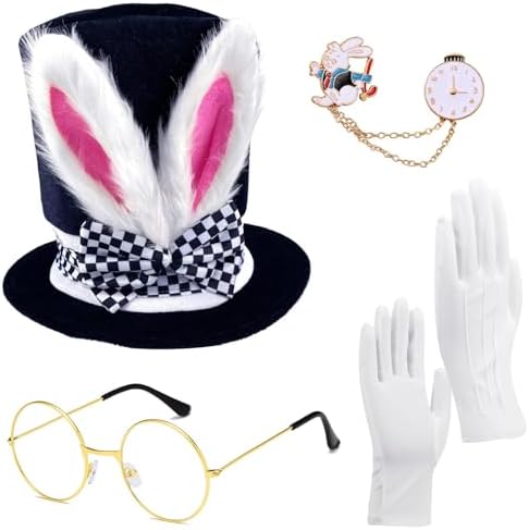 RpSn White Bunny Costume Accessory Set