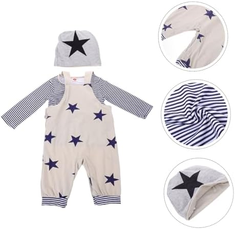 Comfortable Star Pattern Suspenders Pants for Boys