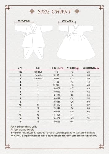 Festive Korean Striped Baby Boy Hanbok for Drops to 15