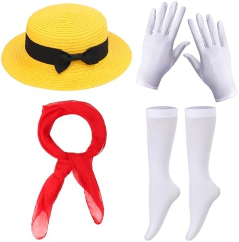 French School Girl Costume Accessories Set