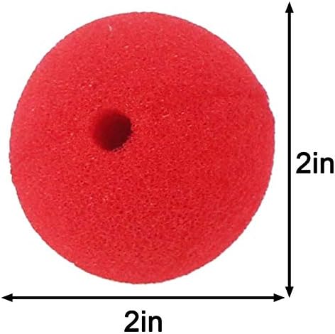 30PCS 2x2 Red clown nose Halloween Christmas costumes