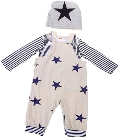 LIFKOME Spring Overall Trousers Suit for Boys