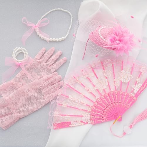 Fumwase 5Pcs Tea Party Accessories Set - Perfect Tea Party Favors Kit
