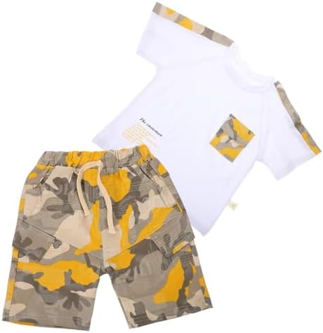 Holibanna Camouflage Boys Summer Outfit Set - Playtime Casual
