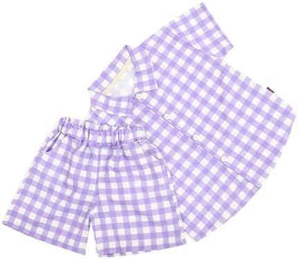 Cool Boys Plaid Summer Short Sleeve Set