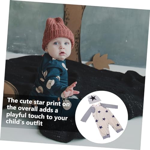 Comfortable Star Pattern Suspenders Pants for Boys