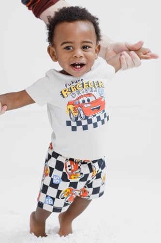 Disney Baby T-Shirt and French Terry Shorts Outfit Set