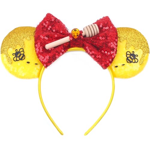 MADO Mouse Ears Headbands - Whimsical Park Accessory for Girls and Adults