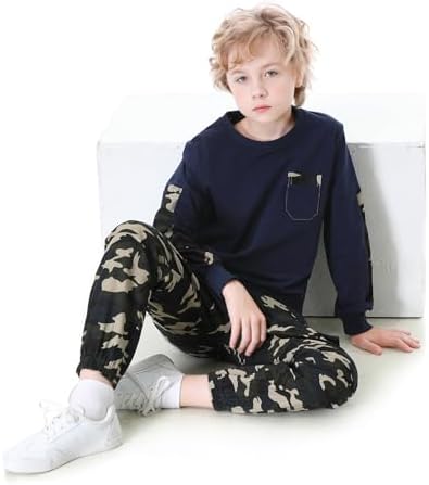 Classic Camouflage Outfit Set for Boys