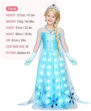 Spooktacular Creations LED Ice Princess Costume for Girls