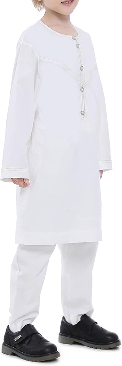 Perfect Fit Muslim Islamic Robe and Pants forKids Boys